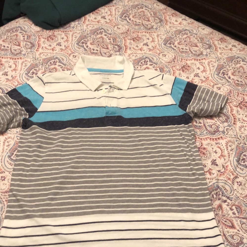 Boys short sleeve polo lg